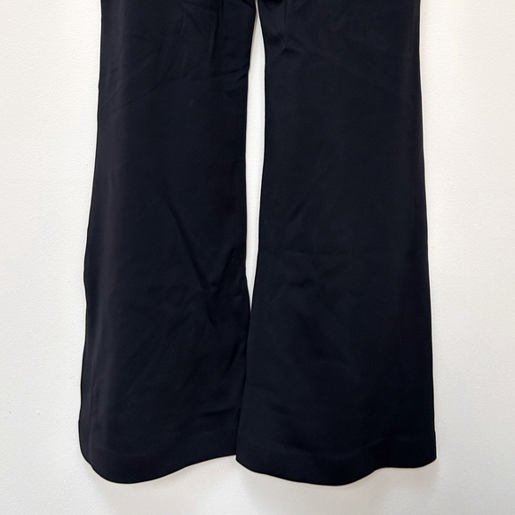 Athleta Venice Flare Wide Leg Ankle Slit Pull On Pant in Black size S - Picture 9 of 12